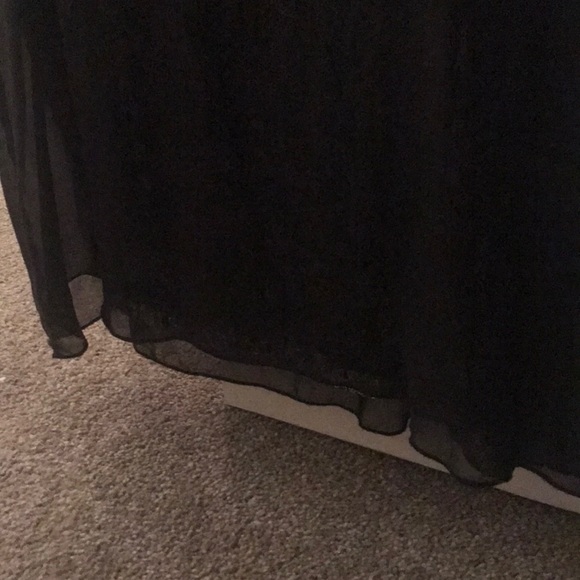 Joie sequin underlay sheer black tank - Picture 5 of 6